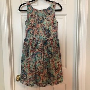 5/$20 Paisley Print mini dress